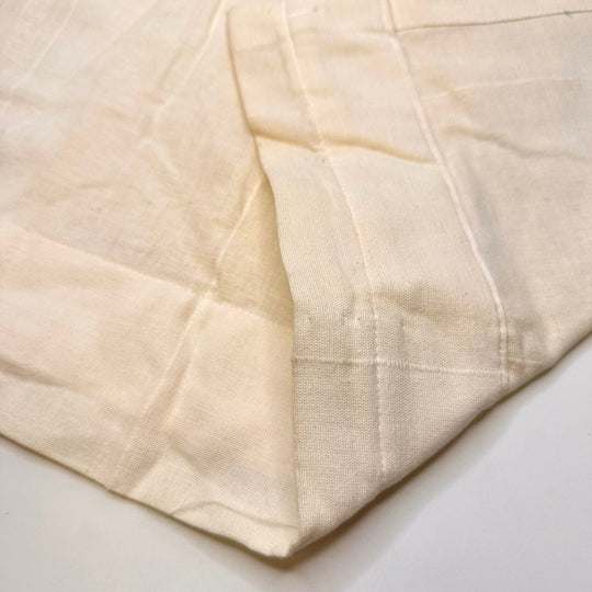 Feeling Less Stressed - Cotton Woven - Cream - 1.3M Bundle - True Deadstock fabric Fabric by private - Sustainable Textile | FABCYCLE