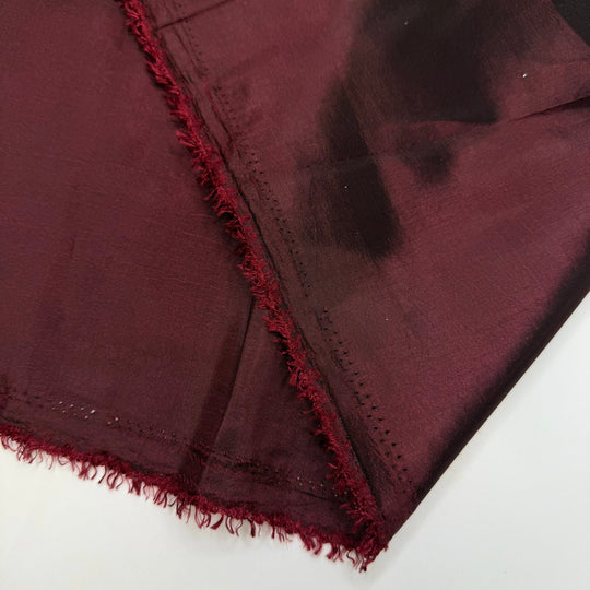 Feeling Regal - Taffeta Polyester Blend Woven - Burgundy - 1.4M Bundle - True Deadstock fabric Fabric by private - Sustainable Textile | FABCYCLE