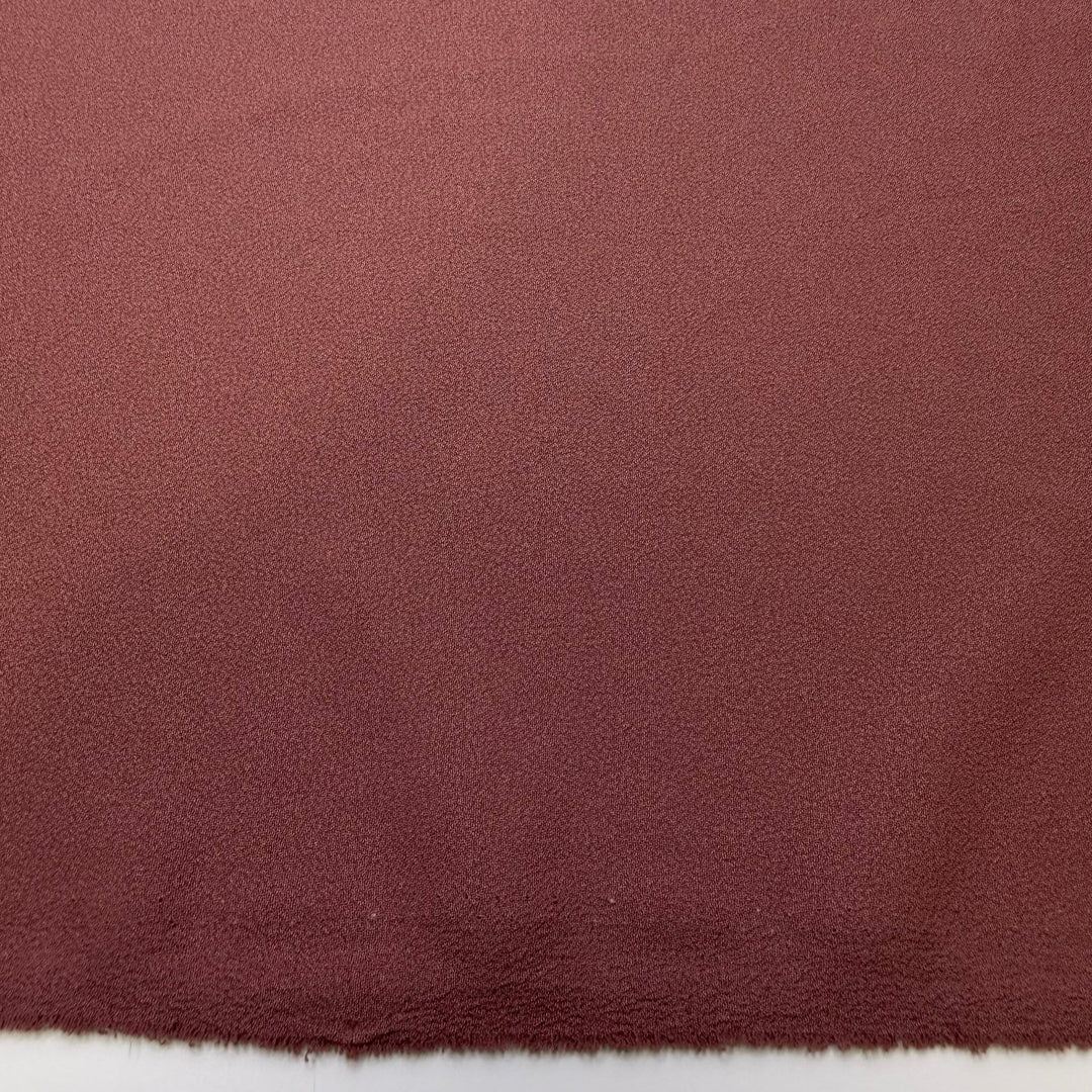 Feeling The Wet - Crepe Polyester Blend Woven - Dark Mauve Pink - Bundles - True Deadstock fabric Fabric by private - Sustainable Textile | FABCYCLE
