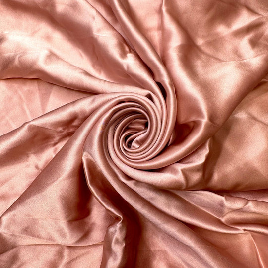 Feels Like Silk - Satin Silk Woven - Pink - 0.65M Bundle - True Deadstock fabric Fabric by private - Sustainable Textile | FABCYCLE