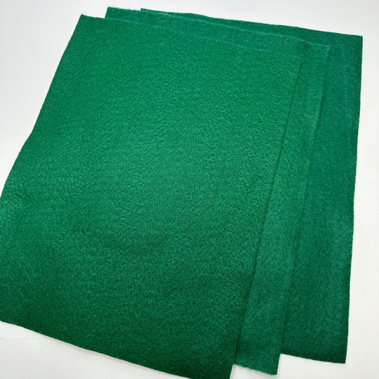 Felt - Dark Green - 3 Pack - True Deadstock supplies Fabric by private - Sustainable Textile | FABCYCLE