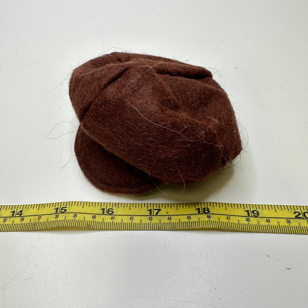 Felt Doll Hat Accessories - Brown - Individual - True Deadstock supplies Fabric by private - Sustainable Textile | FABCYCLE