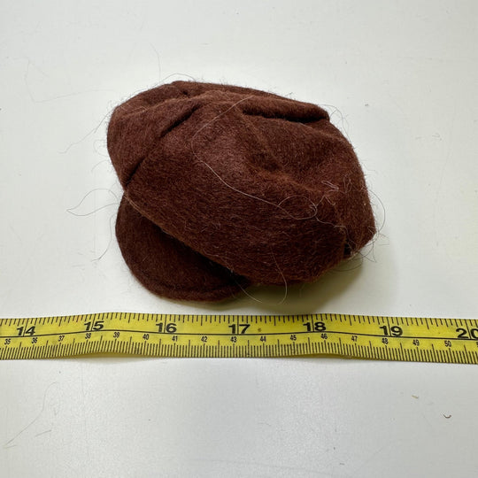 Felt Doll Hat Accessories - Brown - Individual - True Deadstock supplies Fabric by private - Sustainable Textile | FABCYCLE