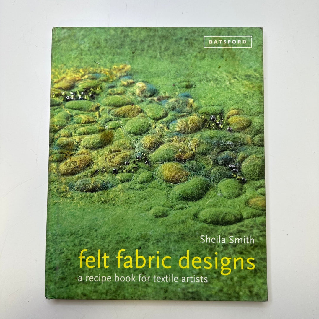 Felt Fabric Designs - Sheila Smith 2013 Books - Light Green - Individual - True Deadstock supplies Fabric by private - Sustainable Textile | FABCYCLE