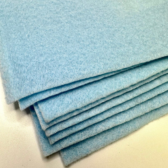 Felt - Light Blue - 8 Pack - True Deadstock supplies Fabric by private - Sustainable Textile | FABCYCLE