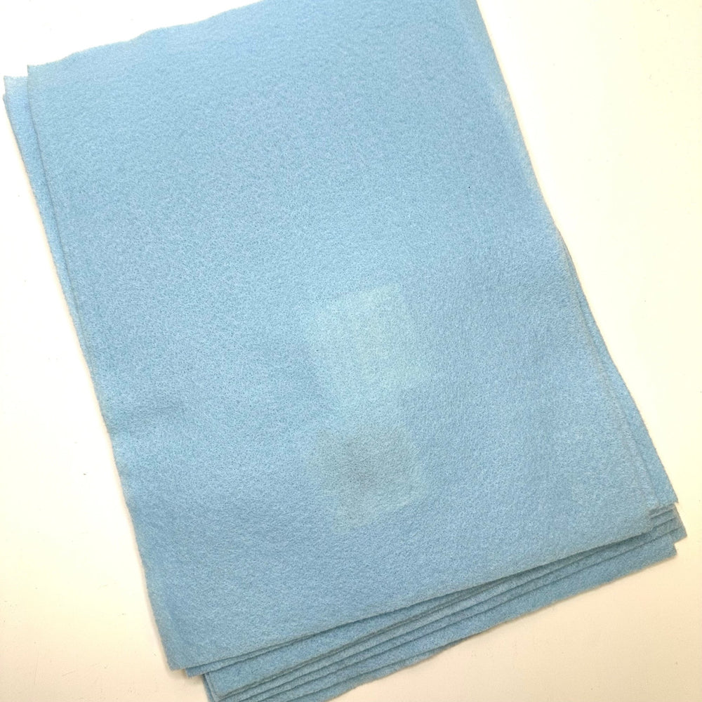 Felt - Light Blue - 8 Pack - True Deadstock supplies Fabric by private - Sustainable Textile | FABCYCLE