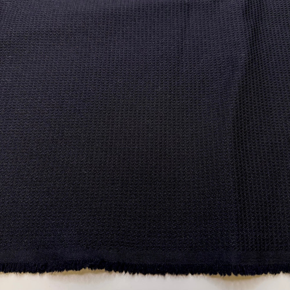 Festival Season - Polyester Blend Woven - Dark Navy - 2.25M Bundle - True Deadstock fabric Fabric by private - Sustainable Textile | FABCYCLE