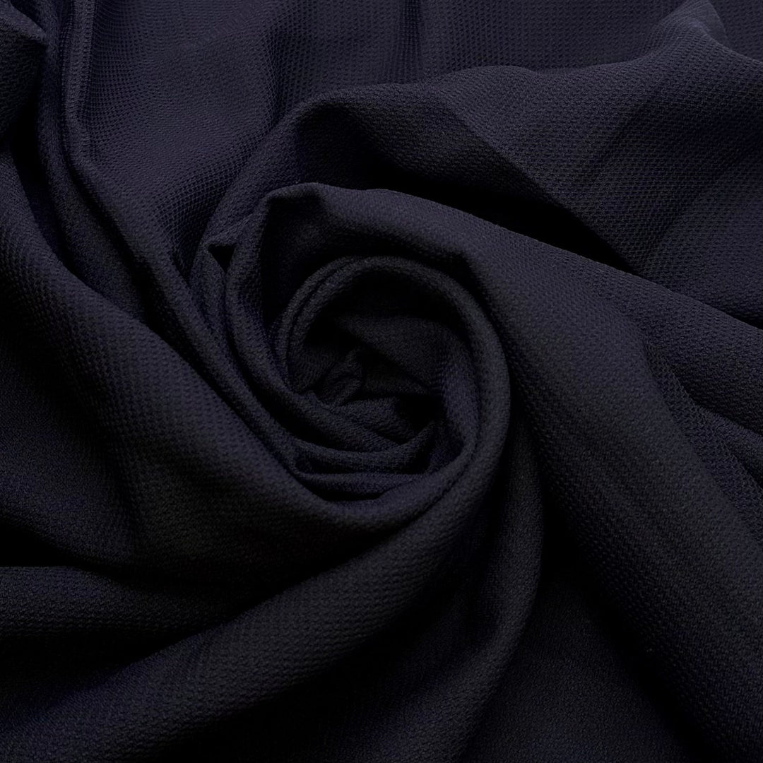 Festival Season - Polyester Blend Woven - Dark Navy - 2.25M Bundle - True Deadstock fabric Fabric by private - Sustainable Textile | FABCYCLE