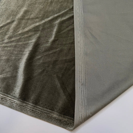 Festive Matching Outfits - Knitted Velour Polyester Blend Knit - Green - Bundles - True Deadstock fabric Fabric by private - Sustainable Textile | FABCYCLE
