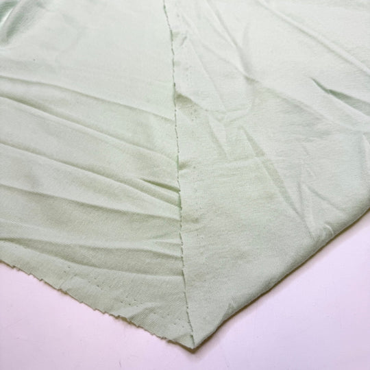 Field Finds - Rib Knit Cotton/Bamboo Knit - Light Green - 1M Bundle - True Deadstock fabric Fabric by private - Sustainable Textile | FABCYCLE