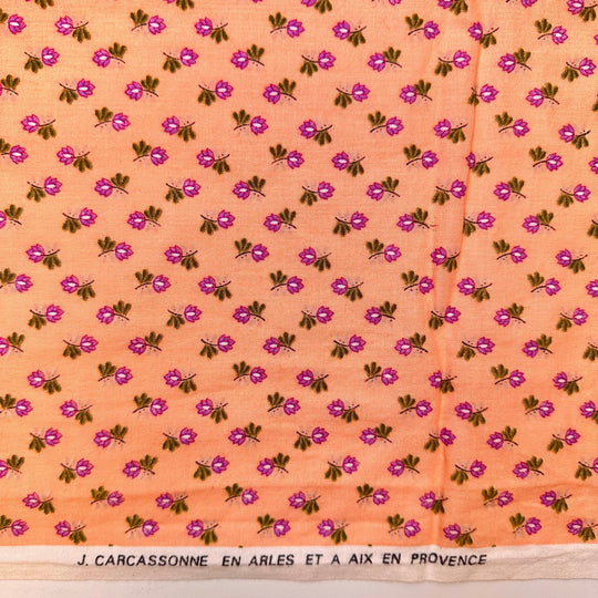 Fields Of Flowers - Vintage Cotton Woven - Pink Multi Floral - 1M Bundle - True Deadstock fabric Fabric by private - Sustainable Textile | FABCYCLE