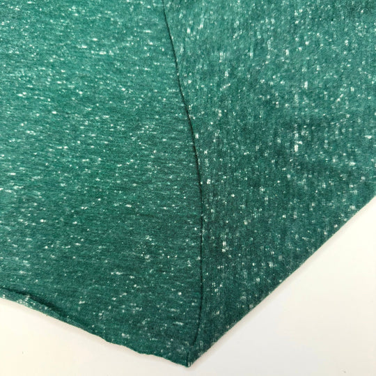 Fighting With My Sewing Machine - Rib Knit Cotton Blend Knit - Dark White/Teal - 0.8M Bundle - True Deadstock fabric Fabric by private - Sustainable Textile | FABCYCLE