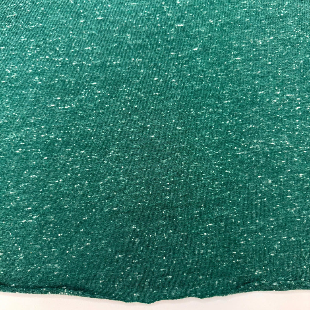 Fighting With My Sewing Machine - Rib Knit Cotton Blend Knit - Dark White/Teal - 0.8M Bundle - True Deadstock fabric Fabric by private - Sustainable Textile | FABCYCLE