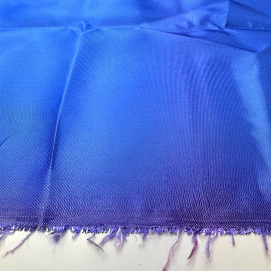 Filling The Pool - Vintage Polyester Blend Woven - Blue - 2M Bundle - True Deadstock fabric Fabric by private - Sustainable Textile | FABCYCLE