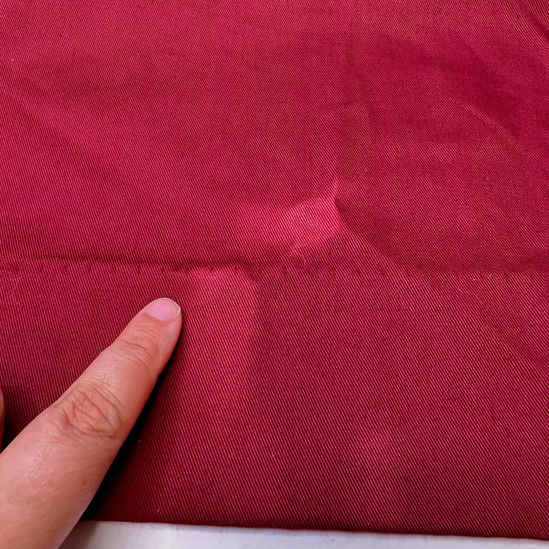 Final Year - Polyester Blend Woven - Burgundy - 2M Bundle - True Deadstock fabric Fabric by private - Sustainable Textile | FABCYCLE