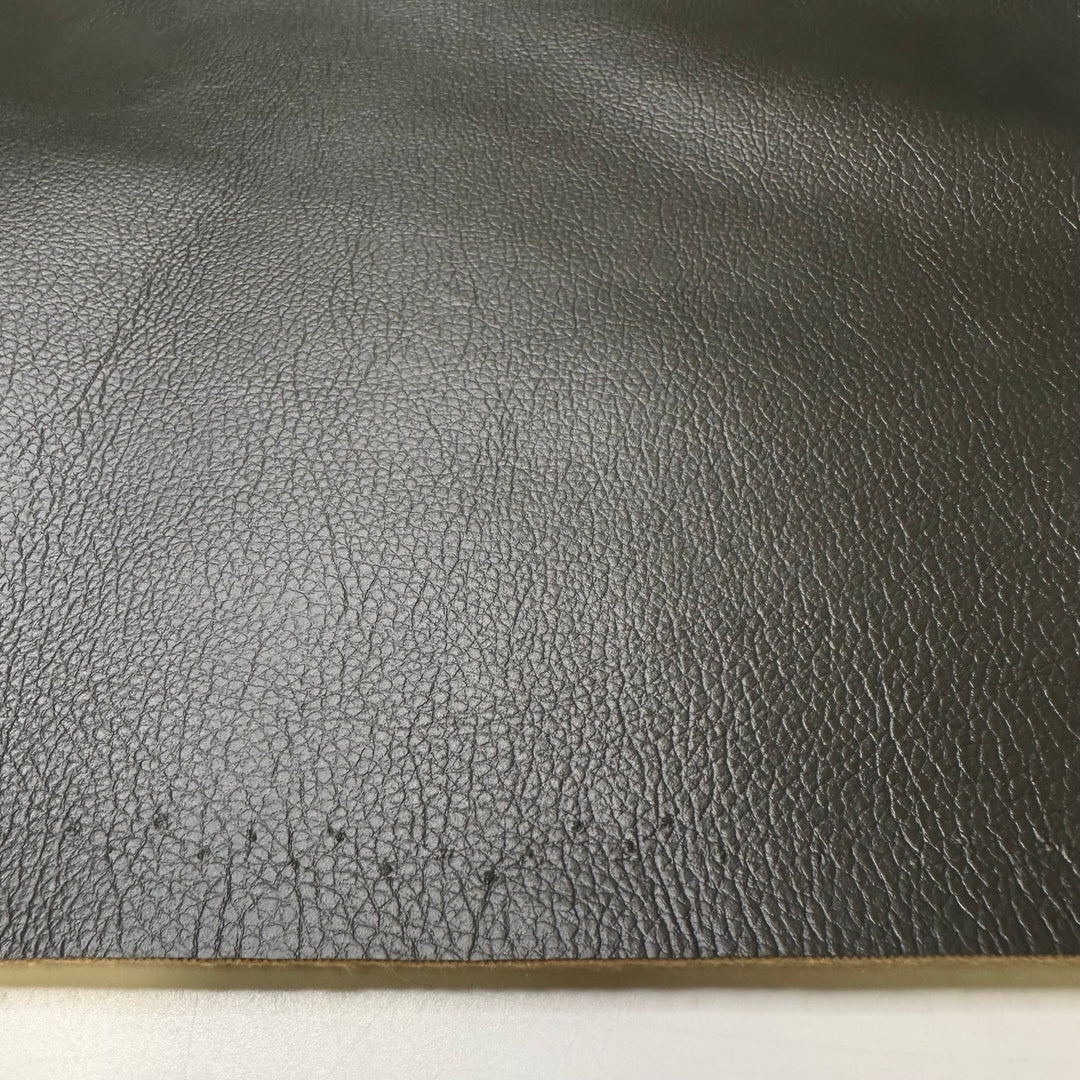 Finally Replacing The Old Couch - Waterproof Pleather Polyester Backing PU Woven - Grey - 3M Bundle - True Deadstock fabric Fabric by private - Sustainable Textile | FABCYCLE