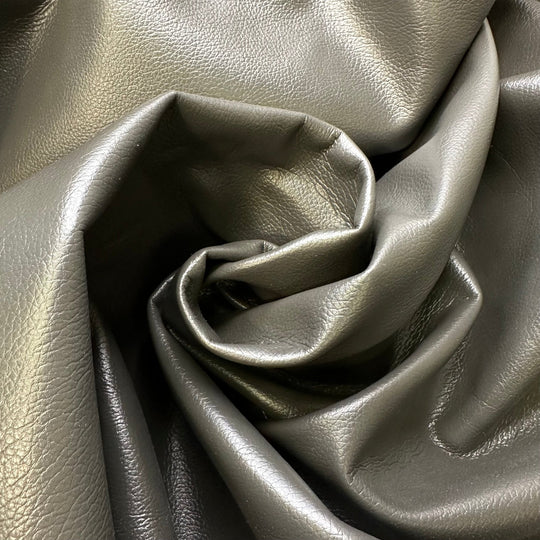 Finally Replacing The Old Couch - Waterproof Pleather Polyester Backing PU Woven - Grey - 3M Bundle - True Deadstock fabric Fabric by private - Sustainable Textile | FABCYCLE