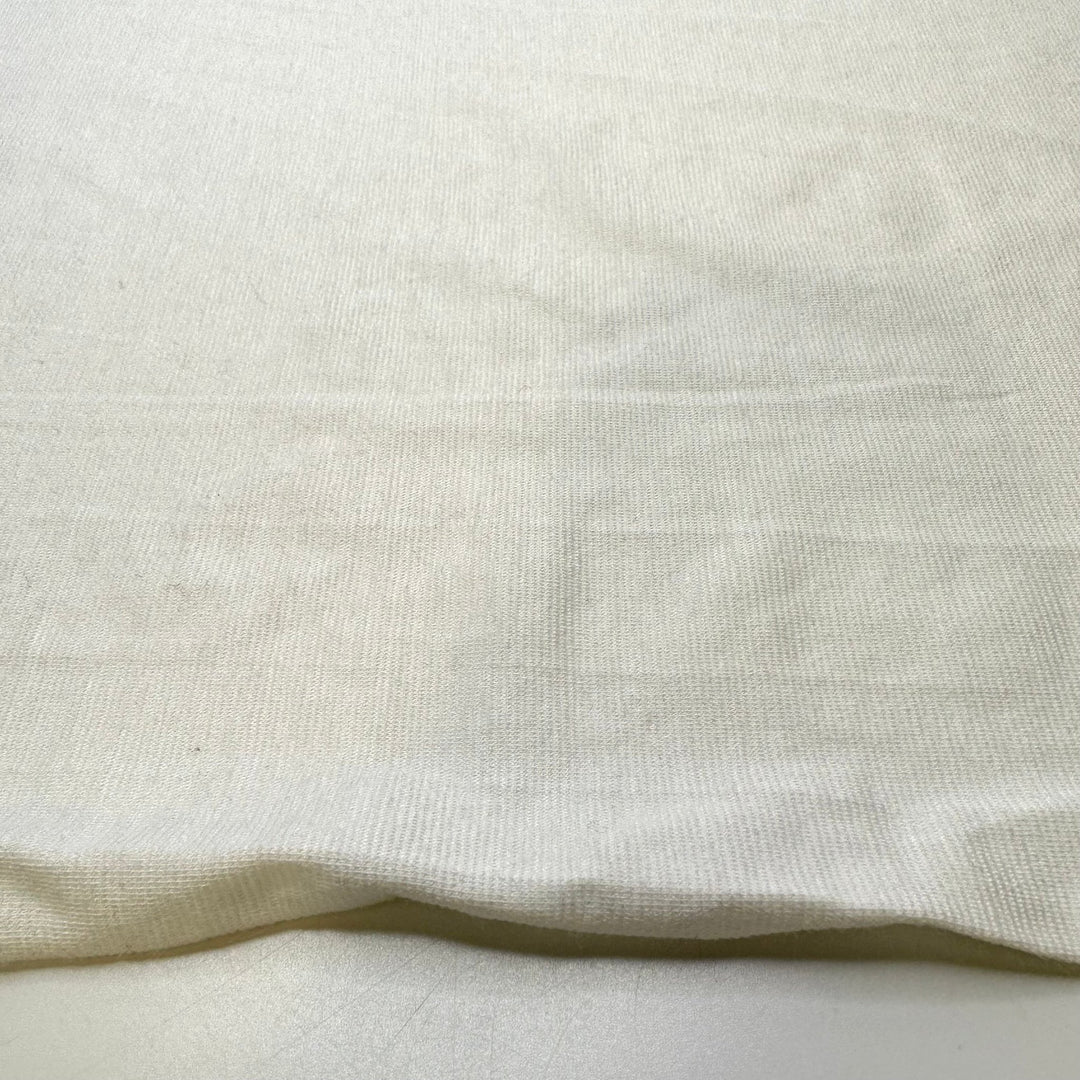 Finding A Comfortable Wedding Dress - Polyester Blend Knit - White - 2M Bundle - True Deadstock fabric Fabric by private - Sustainable Textile | FABCYCLE