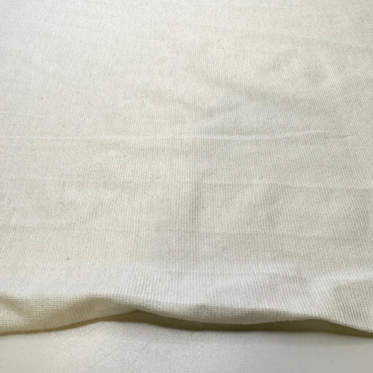 Finding A Comfortable Wedding Dress - Polyester Blend Knit - White - 2M Bundle - True Deadstock fabric Fabric by private - Sustainable Textile | FABCYCLE
