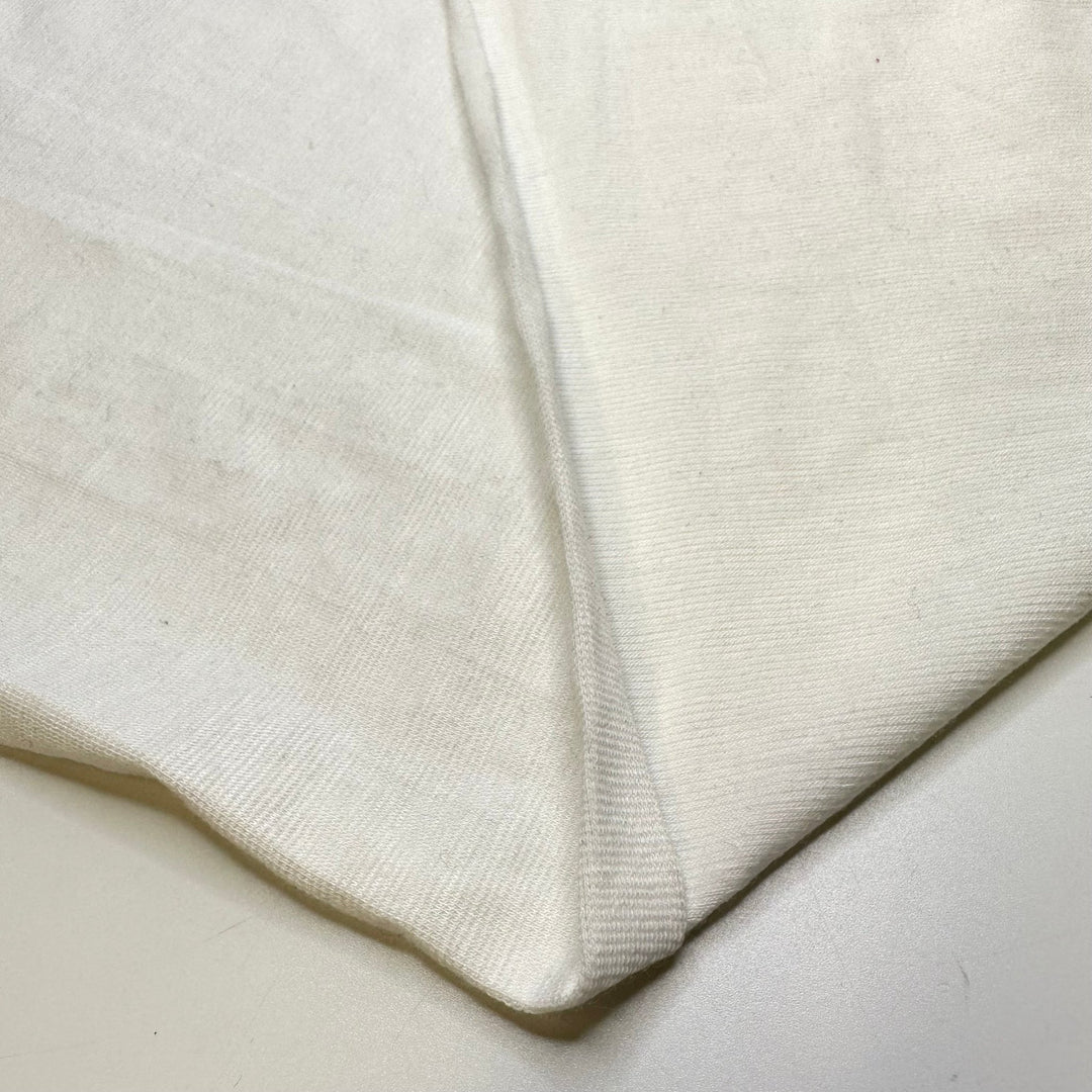Finding A Comfortable Wedding Dress - Polyester Blend Knit - White - 2M Bundle - True Deadstock fabric Fabric by private - Sustainable Textile | FABCYCLE