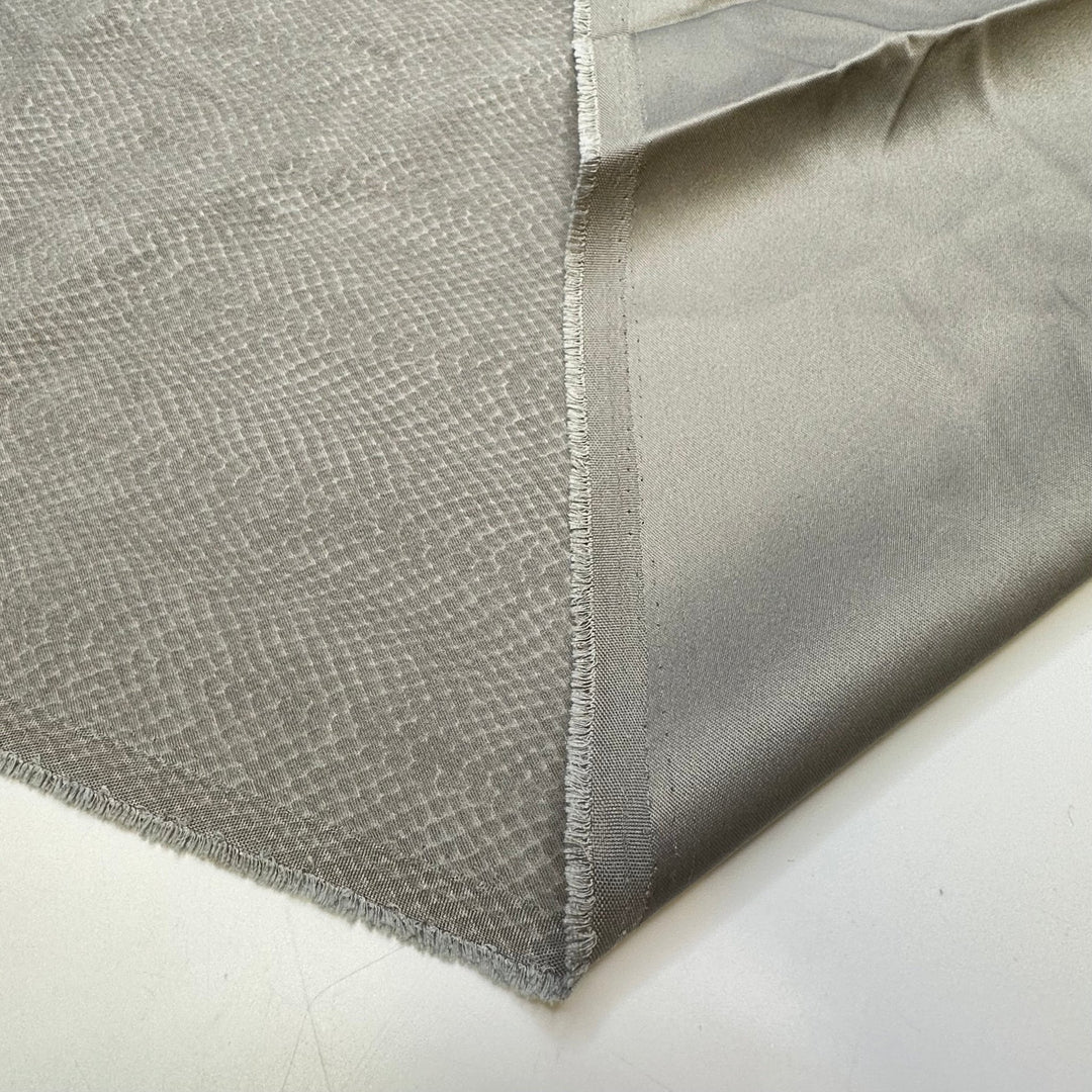Finding Beauty In The Mundane - Polyester Blend Woven - Grey Animal Print - 2.3M Bundle - True Deadstock fabric Fabric by private - Sustainable Textile | FABCYCLE