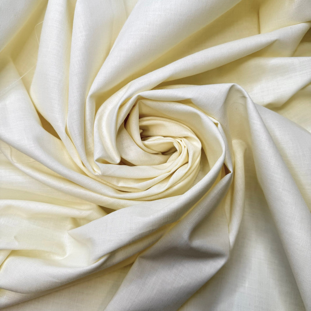Finding Money On The Ground - Cotton Woven - Cream - 2.75M Bundle - True Deadstock fabric Fabric by private - Sustainable Textile | FABCYCLE