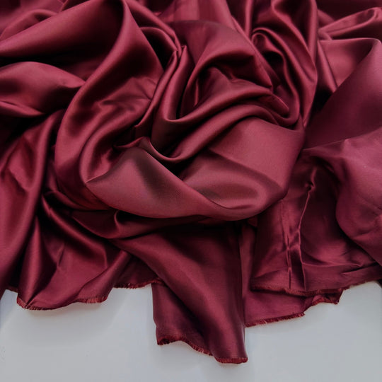 Finding My People - Cotton Woven - Burgundy - Bundles - True Deadstock fabric Fabric by private - Sustainable Textile | FABCYCLE