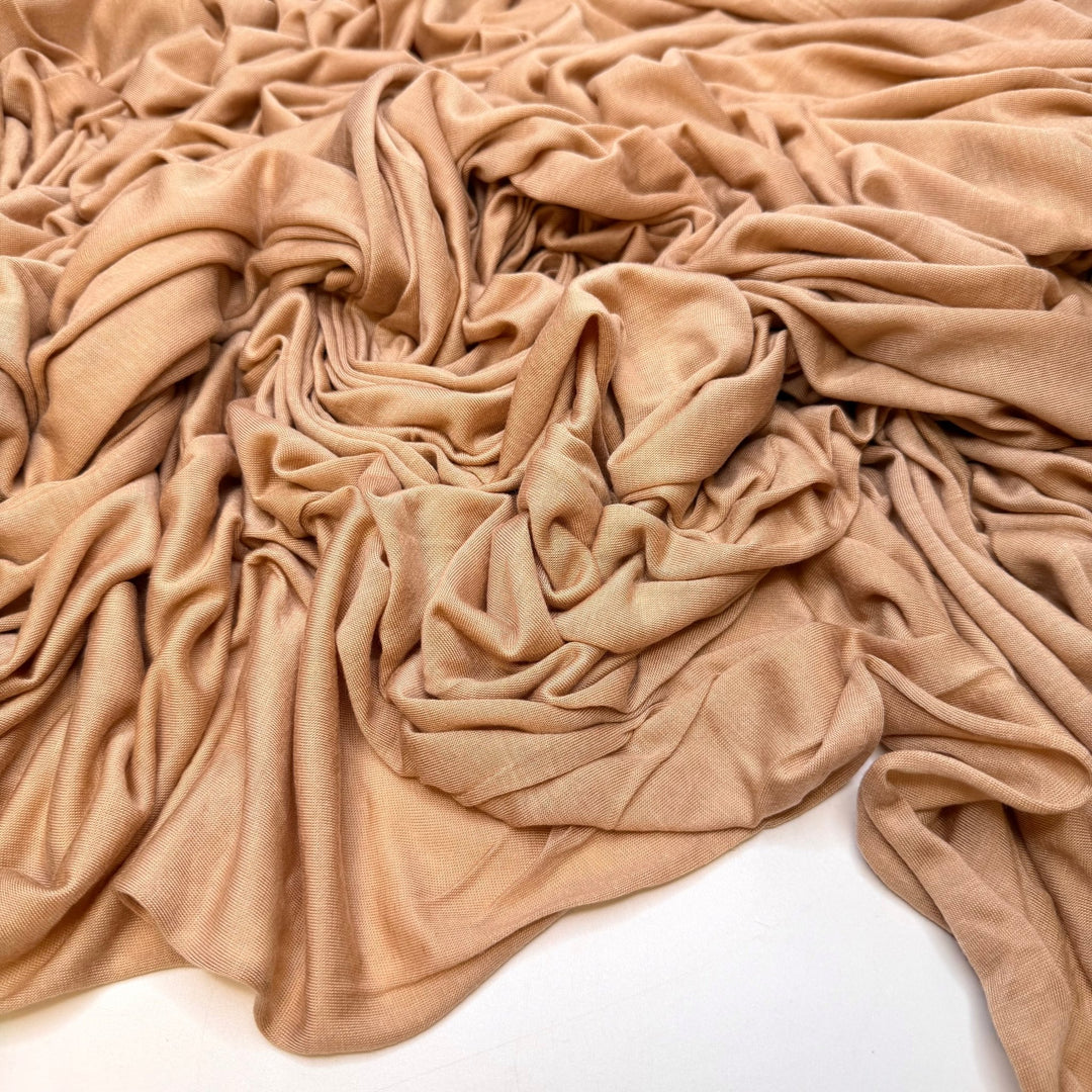Finite - Jersey Bamboo Blend Knit - Light Beige - 3.9M Bundle - True Deadstock fabric Fabric by private - Sustainable Textile | FABCYCLE