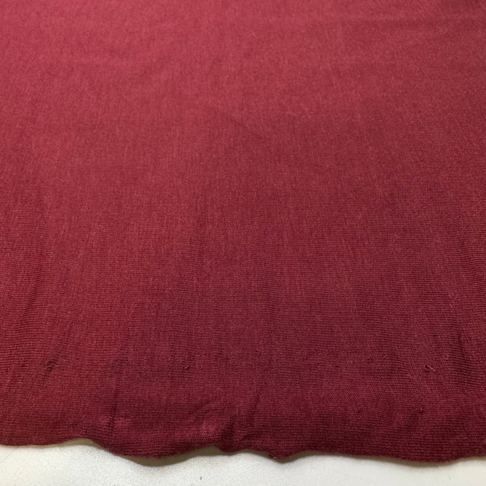 Fire Safety Education - French Terry Bamboo Knit - Dark Red - 2.8M Bundle - True Deadstock fabric Fabric by private - Sustainable Textile | FABCYCLE