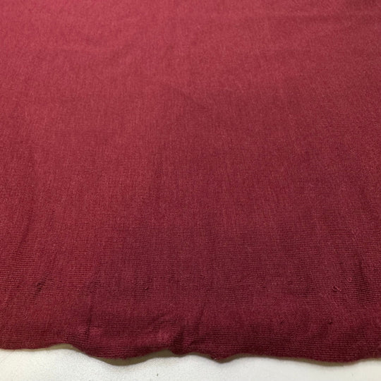 Fire Safety Education - French Terry Bamboo Knit - Dark Red - 2.8M Bundle - True Deadstock fabric Fabric by private - Sustainable Textile | FABCYCLE