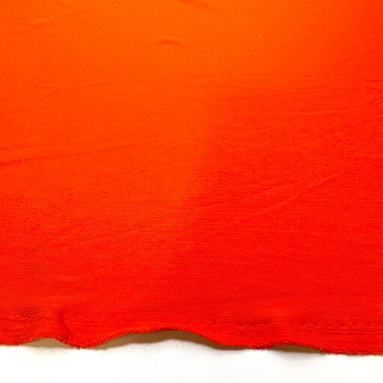 Fire Stone - Jersey Polyester Blend Knit - Orange - 1M Bundle - True Deadstock fabric Fabric by private - Sustainable Textile | FABCYCLE