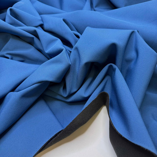 Fish - Water Resistant Soft Shell Poly/Nylon Knit - Blue - 1.3M Bundle - True Deadstock fabric Fabric by private - Sustainable Textile | FABCYCLE