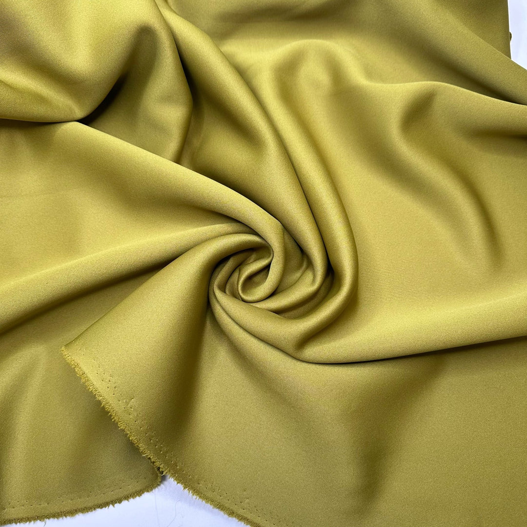 Fit for a king - Mini Scuba Double Knit Polyester Blend Knit - Lime - 1.5M Bundle - True Deadstock fabric Fabric by private - Sustainable Textile | FABCYCLE