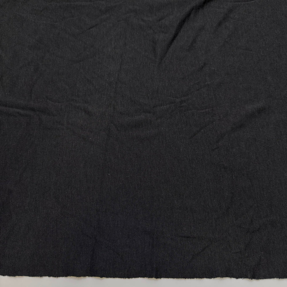 Fixed My Sleep Schedule - Jersey Bamboo Blend Knit - Dark Grey - 1.75M Bundle - True Deadstock fabric Fabric by private - Sustainable Textile | FABCYCLE