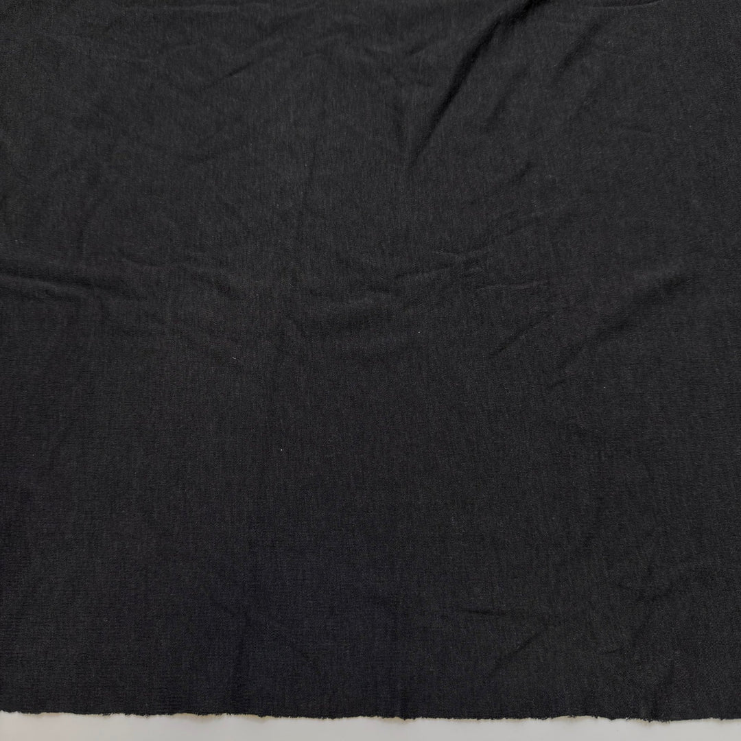 Fixed My Sleep Schedule - Jersey Bamboo Blend Knit - Dark Grey - 1.75M Bundle - True Deadstock fabric Fabric by private - Sustainable Textile | FABCYCLE