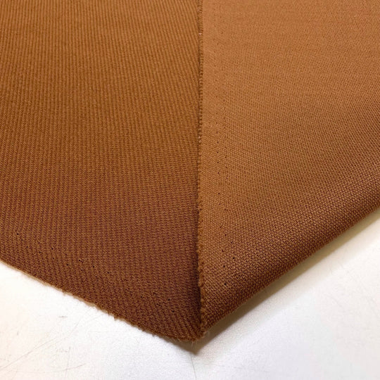 Fixing Up An Old House - Polyester Blend Knit - Dark Beige - 1.15M Bundle - True Deadstock fabric Fabric by private - Sustainable Textile | FABCYCLE