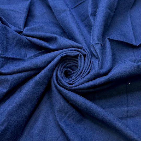 Flawed Integrity - Vintage Cotton Woven - Navy - Bundles - True Deadstock fabric Fabric by private - Sustainable Textile | FABCYCLE