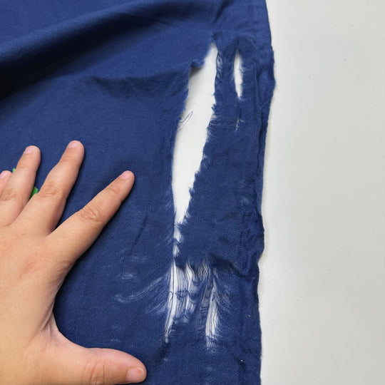 Flawed Integrity - Vintage Cotton Woven - Navy - Bundles - True Deadstock fabric Fabric by private - Sustainable Textile | FABCYCLE