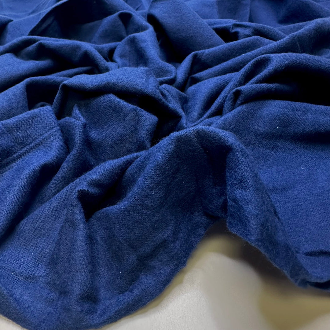 Flawed Integrity - Vintage Cotton Woven - Navy - Bundles - True Deadstock fabric Fabric by private - Sustainable Textile | FABCYCLE