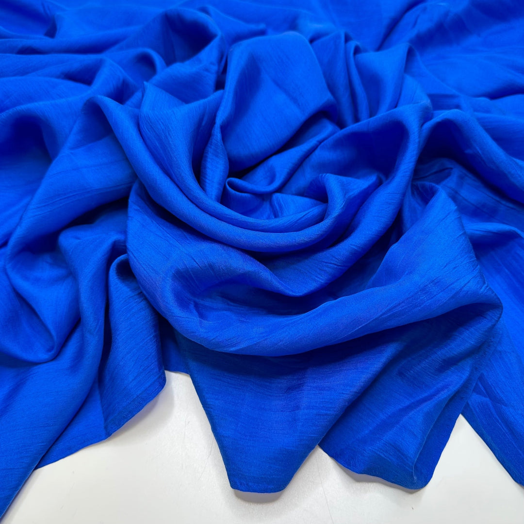 Floating In The Ocean - Silk Woven - Dark Blue - 1.8M Bundle - True Deadstock fabric Fabric by private - Sustainable Textile | FABCYCLE