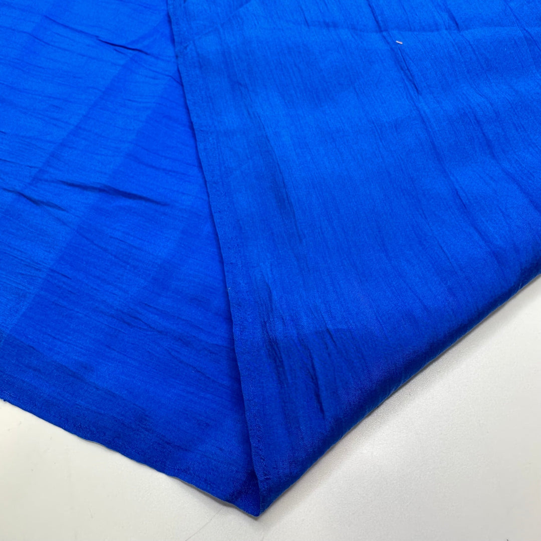 Floating In The Ocean - Silk Woven - Dark Blue - 1.8M Bundle - True Deadstock fabric Fabric by private - Sustainable Textile | FABCYCLE