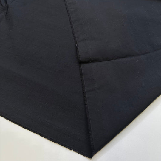 Flock On The Water - Wind Resistance Polyester Blend Woven - Dark Navy - 2M Bundle - True Deadstock fabric Fabric by private - Sustainable Textile | FABCYCLE