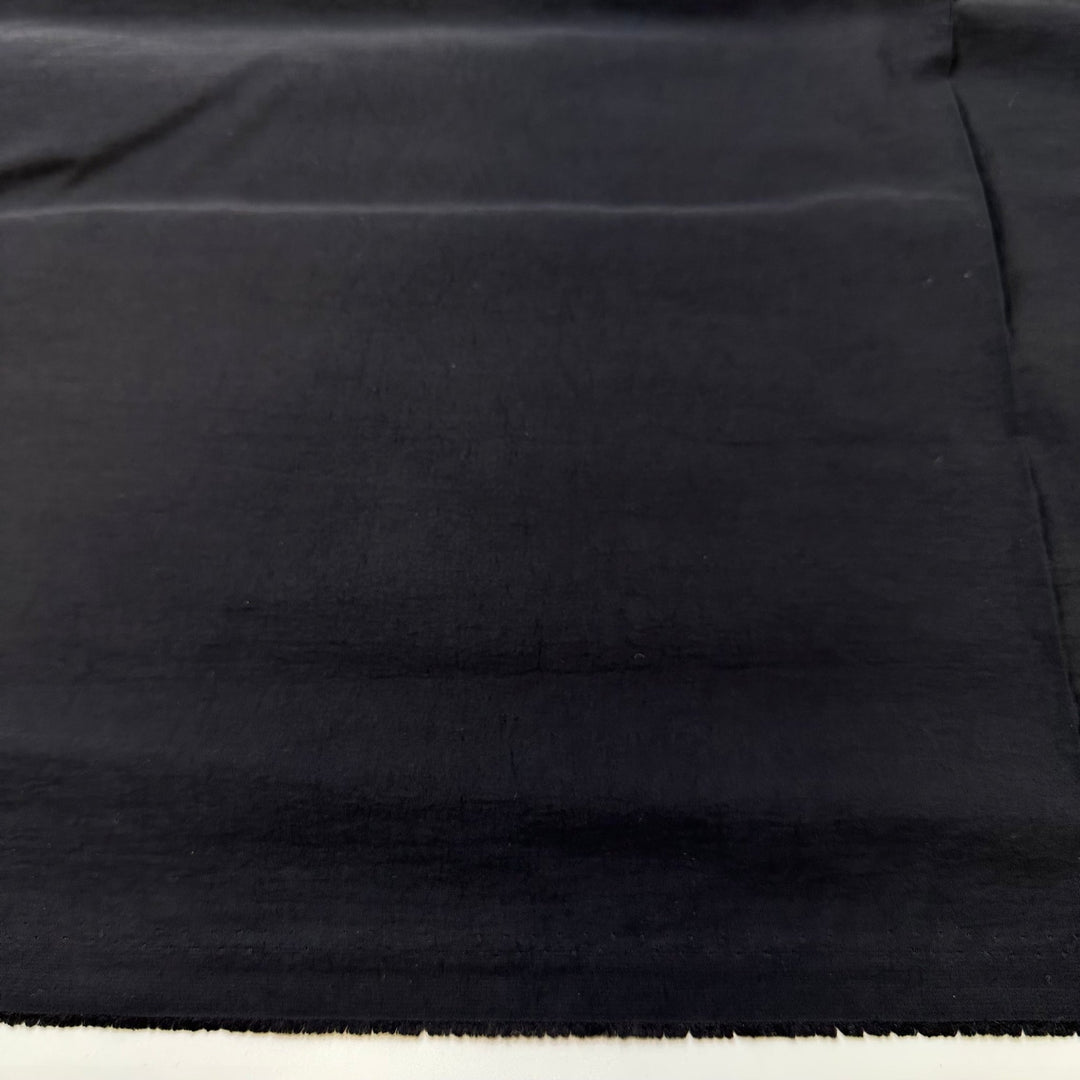 Flock On The Water - Wind Resistance Polyester Blend Woven - Dark Navy - 2M Bundle - True Deadstock fabric Fabric by private - Sustainable Textile | FABCYCLE