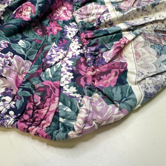 Flowers At Curtain Call - Cotton Blend Woven - Pink/Green Floral - Bundles - True Deadstock fabric Fabric by private - Sustainable Textile | FABCYCLE