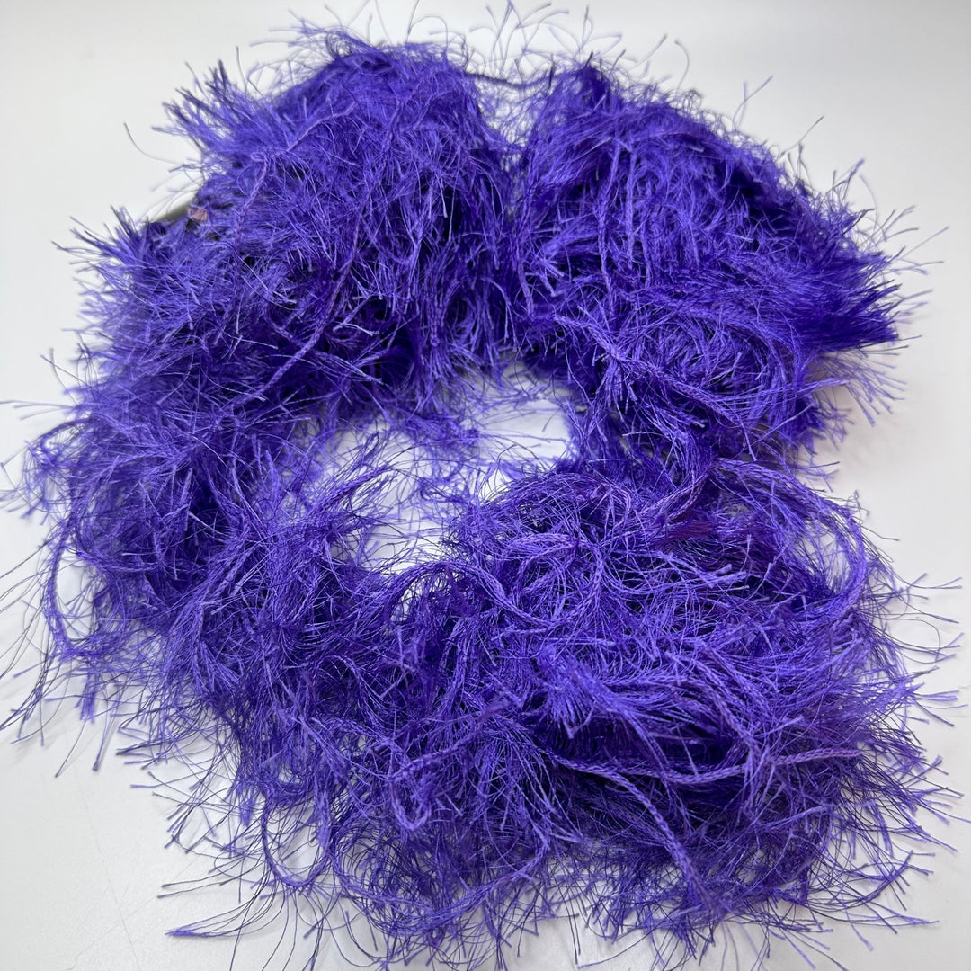 Fluffy Fringe Yarn - Purple - 3 Pack - True Deadstock supplies Fabric by private - Sustainable Textile | FABCYCLE