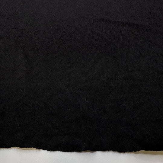 Flying At Night - Rib Knit Poly Knit - Black - 2M Bundle - True Deadstock fabric Fabric by private - Sustainable Textile | FABCYCLE