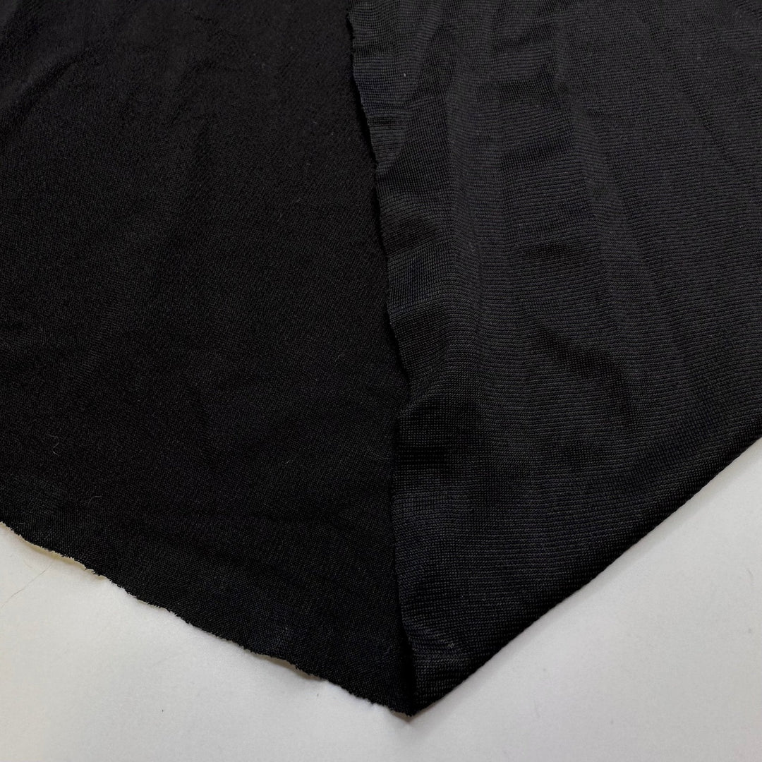 Flying At Night - Rib Knit Poly Knit - Black - 2M Bundle - True Deadstock fabric Fabric by private - Sustainable Textile | FABCYCLE