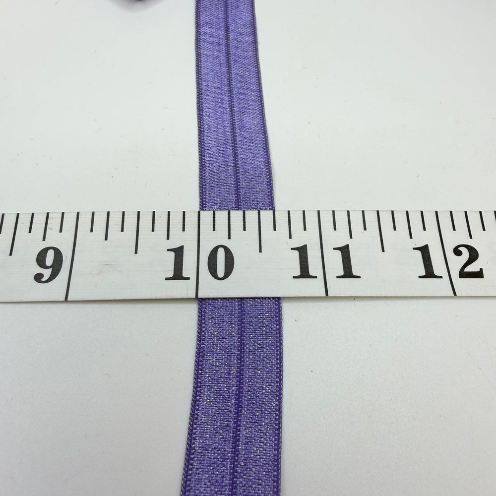½" Foldover Elastic - Light Purple - 1M - True Deadstock supplies Fabric by private - Sustainable Textile | FABCYCLE