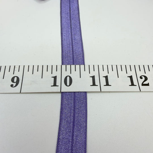 ½" Foldover Elastic - Light Purple - 1M - True Deadstock supplies Fabric by private - Sustainable Textile | FABCYCLE