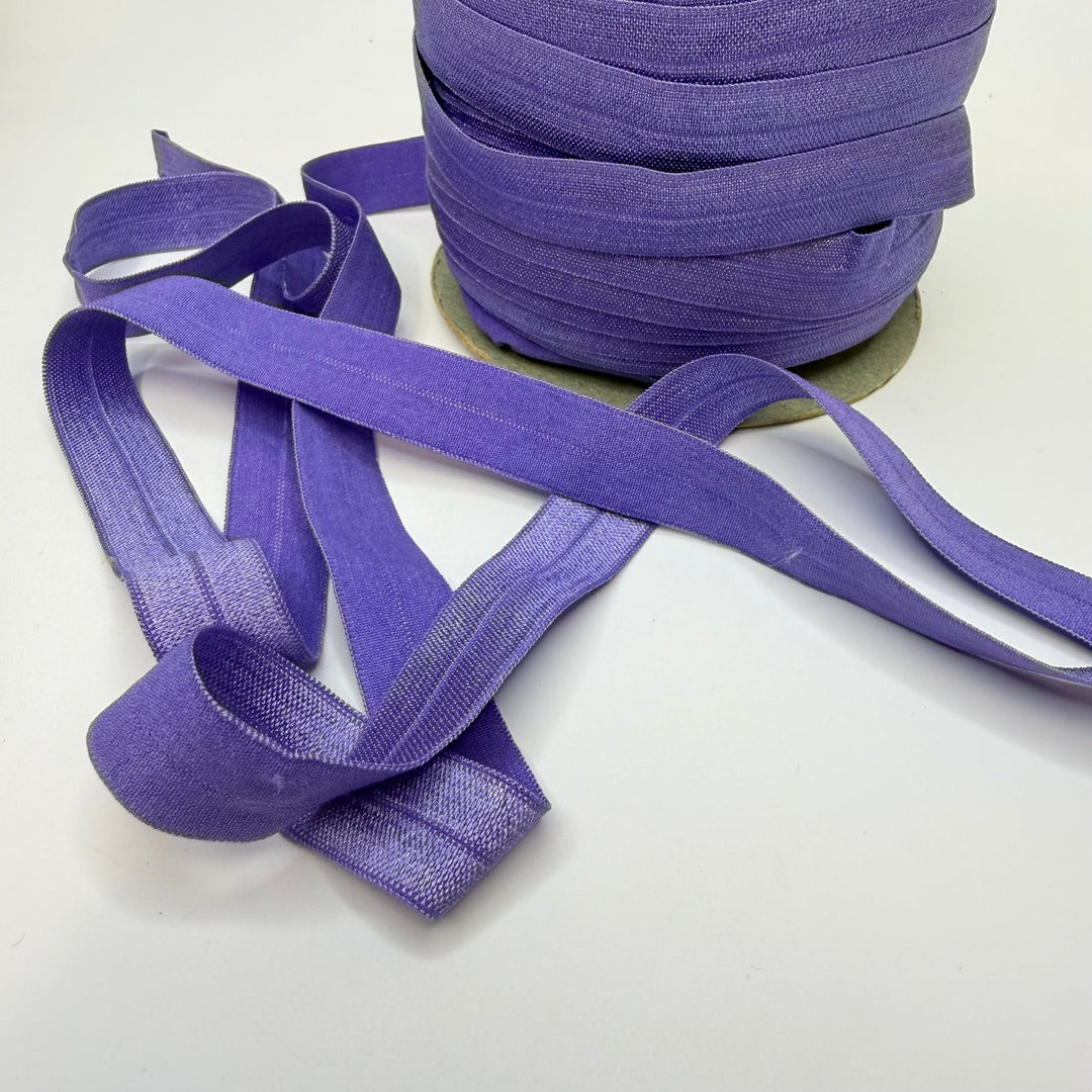 ½" Foldover Elastic - Light Purple - 1M - True Deadstock supplies Fabric by private - Sustainable Textile | FABCYCLE